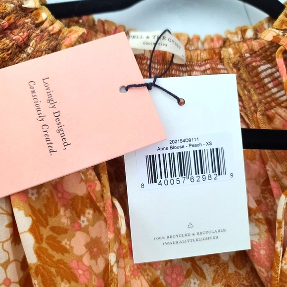 SPELL & THE GYPSY COLLECTIVE Anne Blouse Floral Pecan - Picture 8 of 16